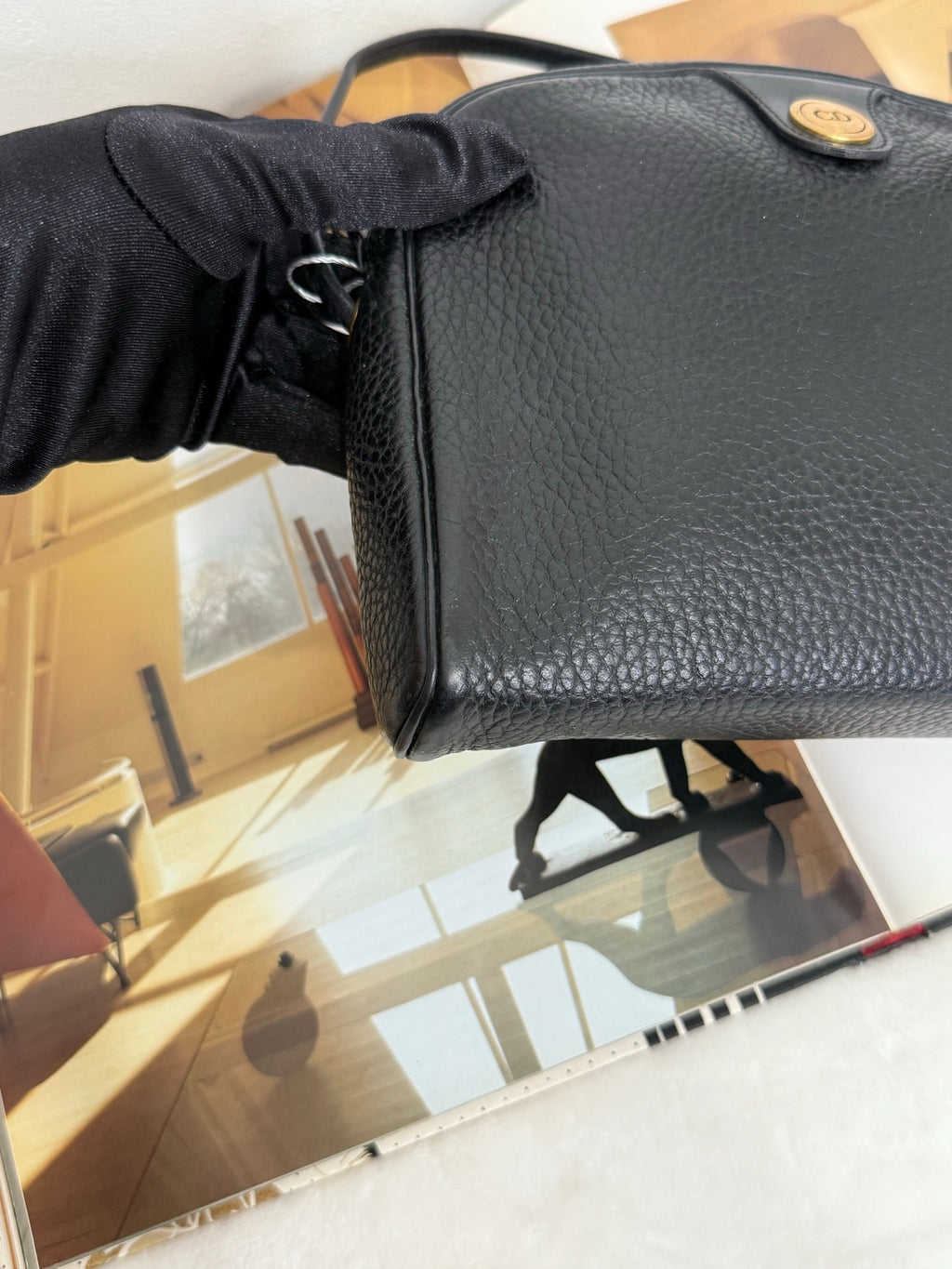 CHRISTIAN DIOR Cavier handbag