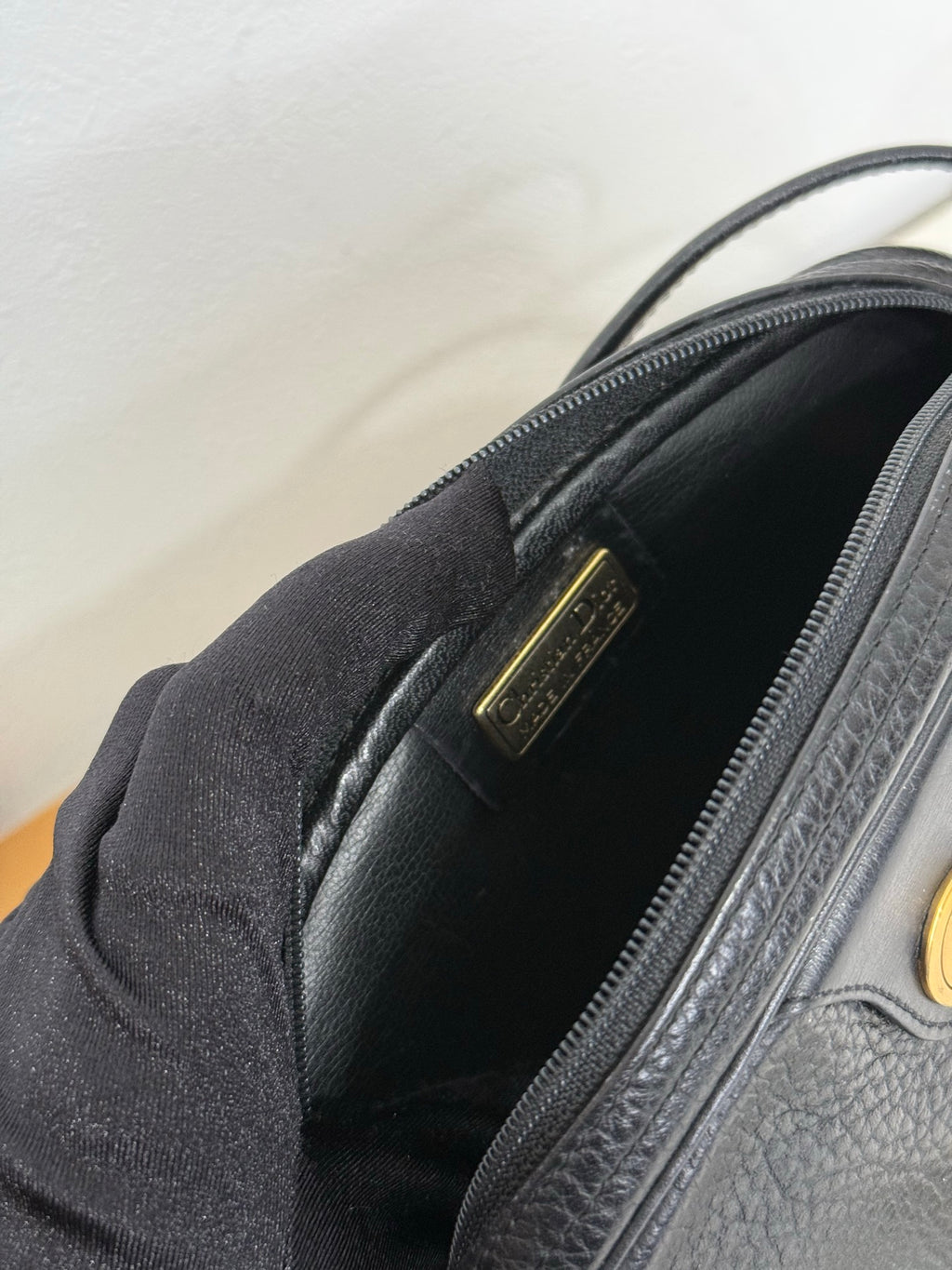 CHRISTIAN DIOR Cavier handbag