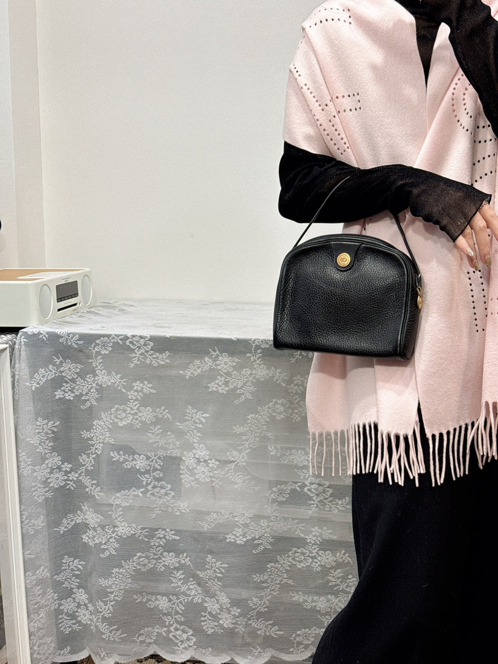 CHRISTIAN DIOR Cavier handbag
