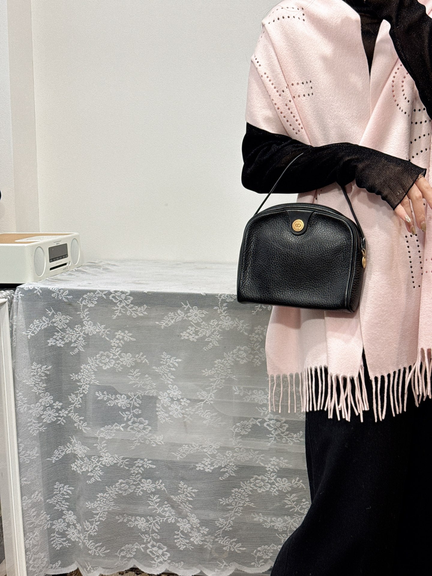 CHRISTIAN DIOR Cavier handbag
