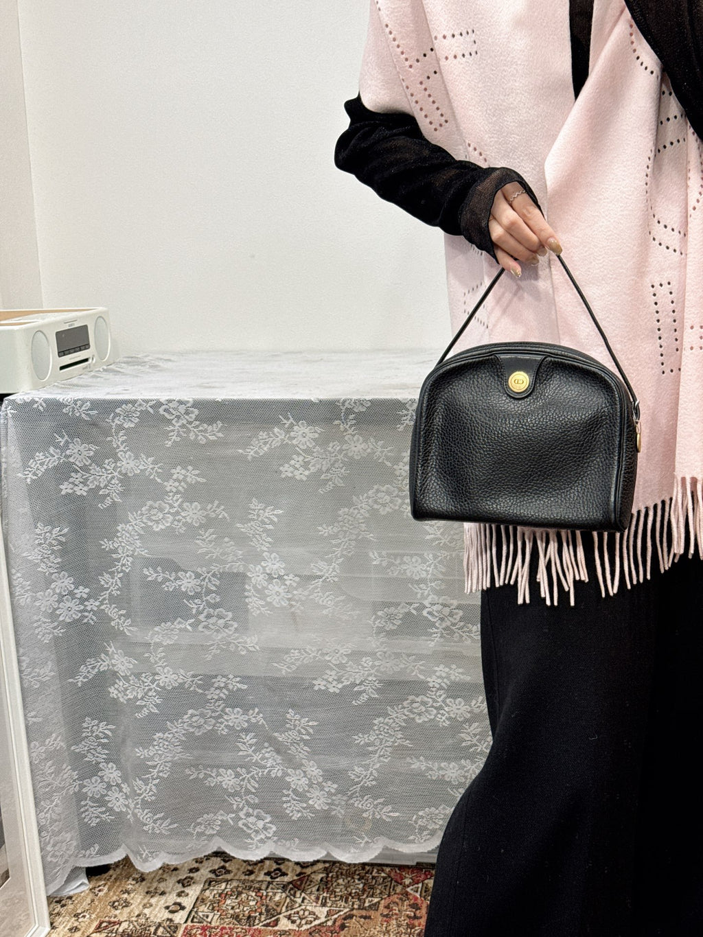 CHRISTIAN DIOR Cavier handbag