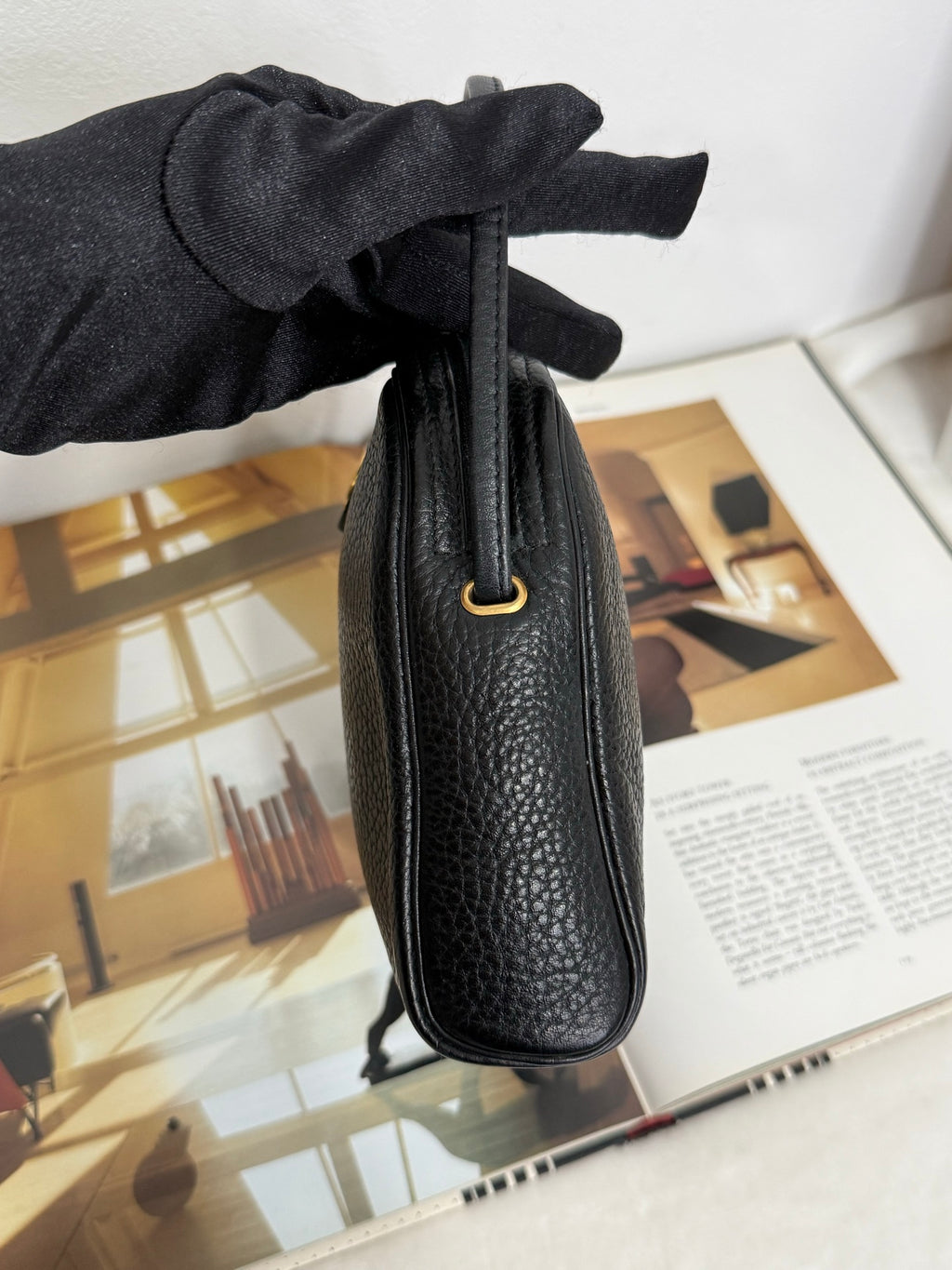 CHRISTIAN DIOR Cavier handbag