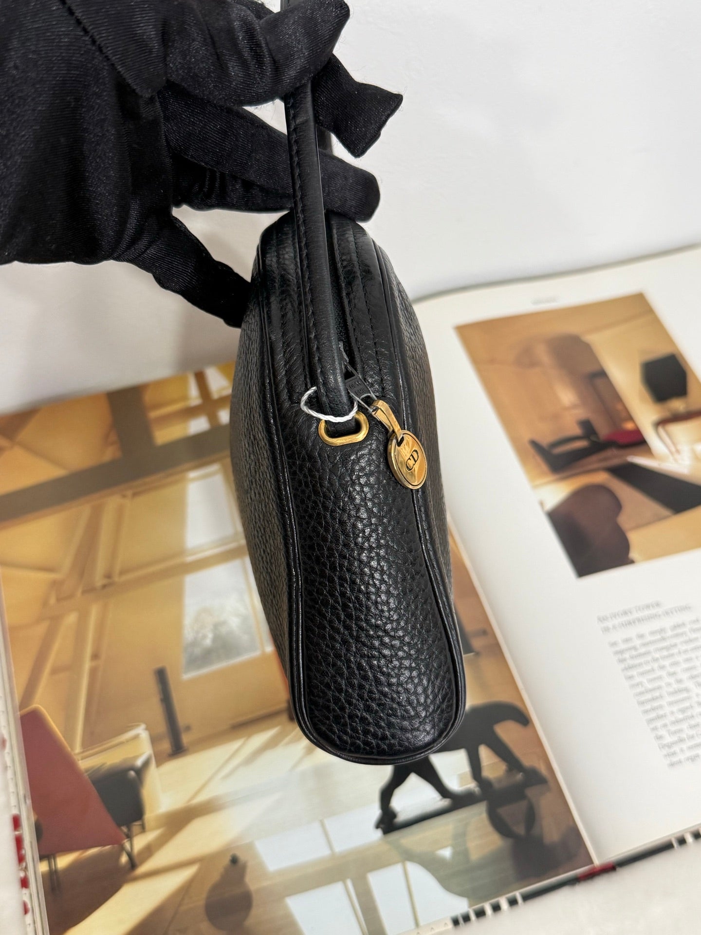 CHRISTIAN DIOR Cavier handbag