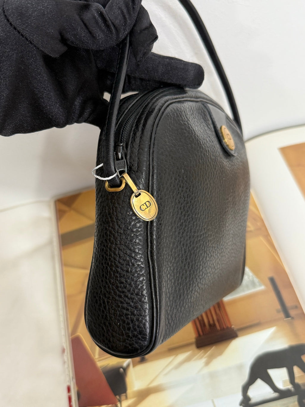 CHRISTIAN DIOR Cavier handbag