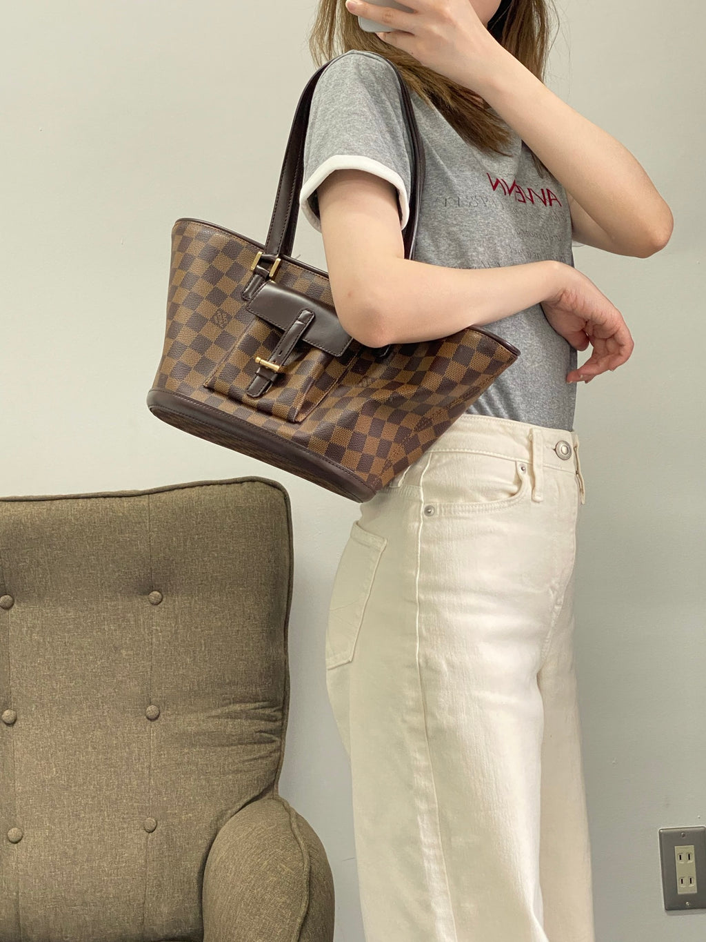 LOUIS VUITTON Damier Totebag