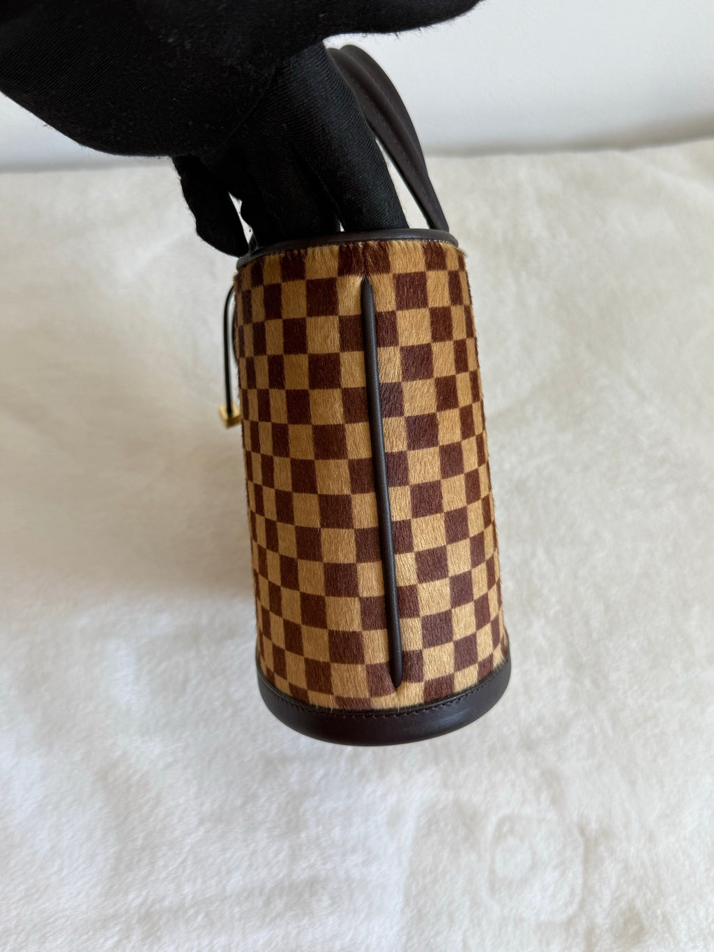 LOUIS VUITTON Damier Pony hair leather