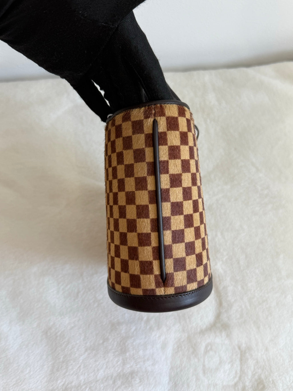 LOUIS VUITTON Damier Pony hair leather