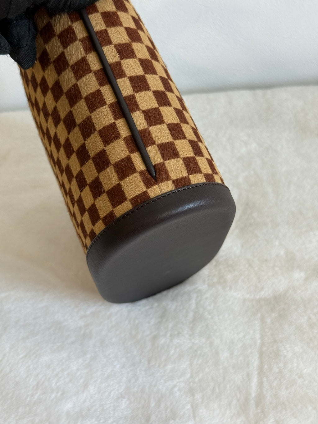 LOUIS VUITTON Damier Pony hair leather