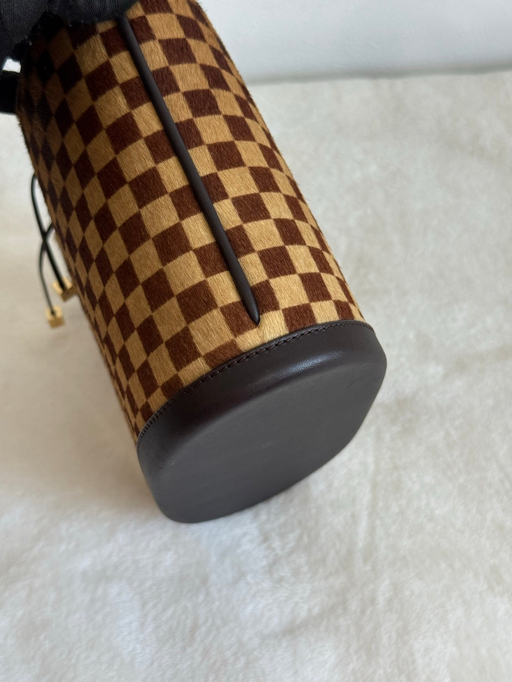 LOUIS VUITTON Damier Pony hair leather