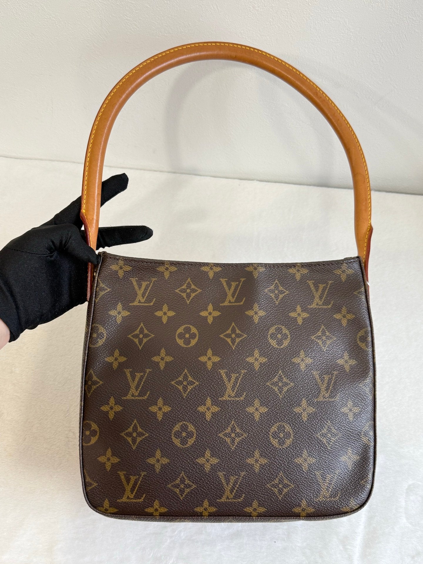 LOUIS VUITTON Monogram Looping  Medium Handbag