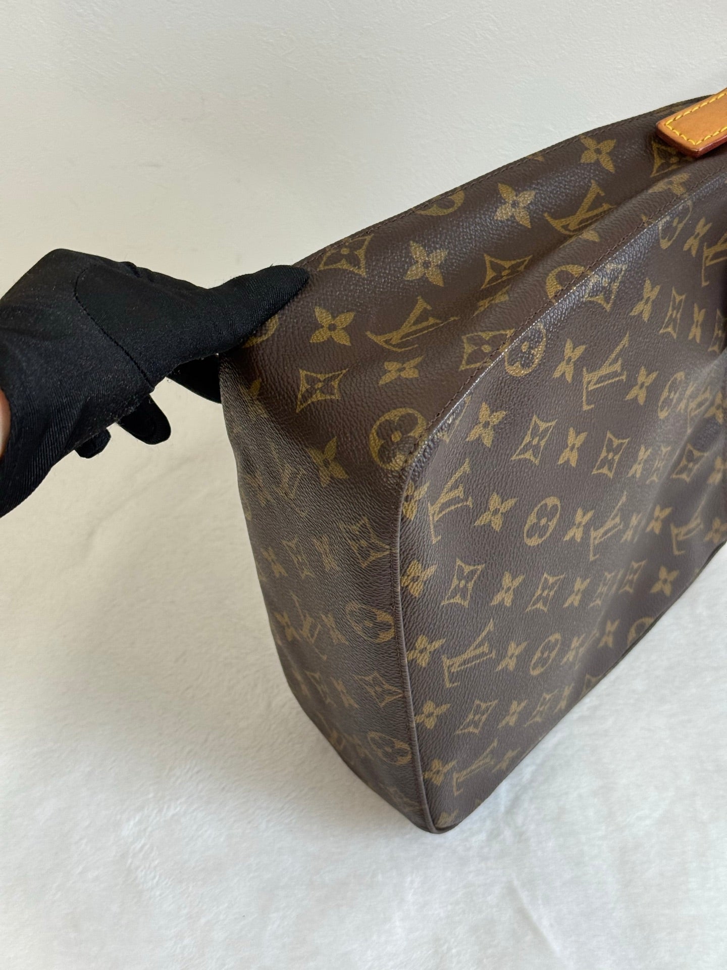 LOUIS VUITTON Monogram Looping  Medium Handbag