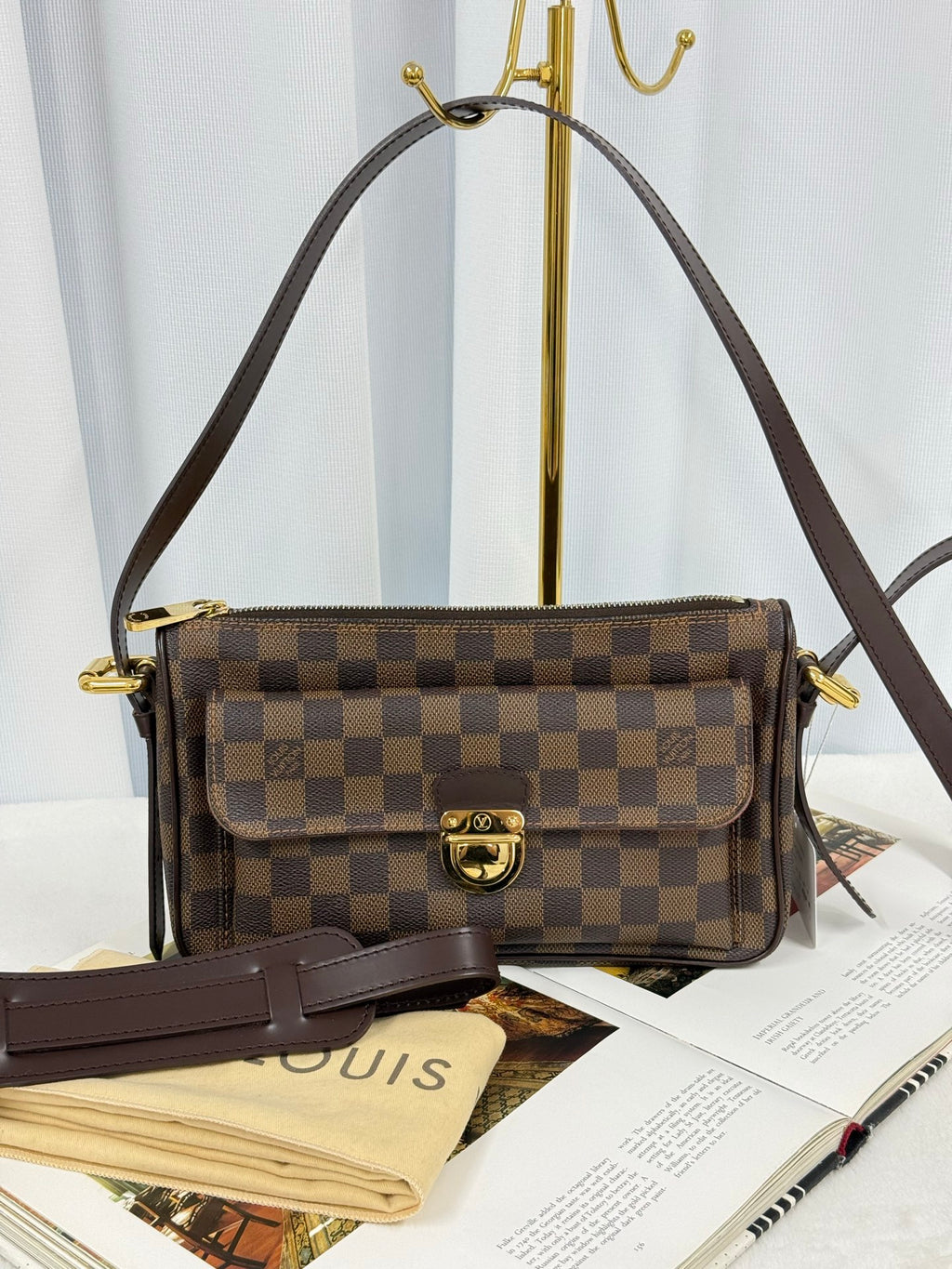 LOUIS VUITTON Damier Shoulder bag (Ebene  Ravello)