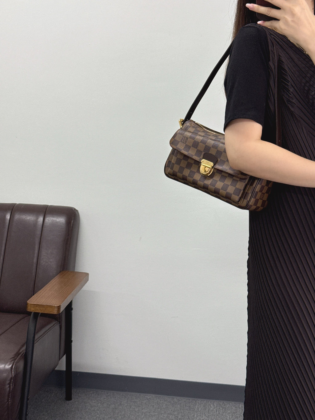 LOUIS VUITTON Damier Shoulder bag (Ebene  Ravello)