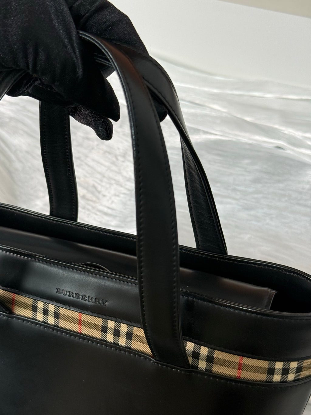BURBERRY Genuine Tote Handbag