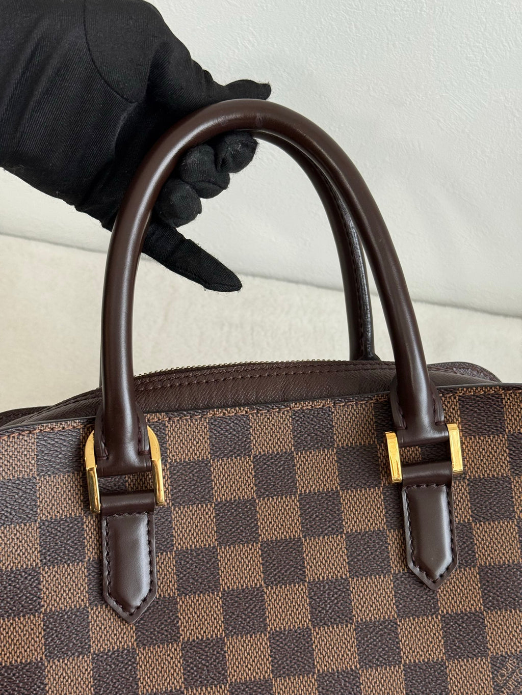 LOUIS VUITTON Damier Tri-layered Handbag