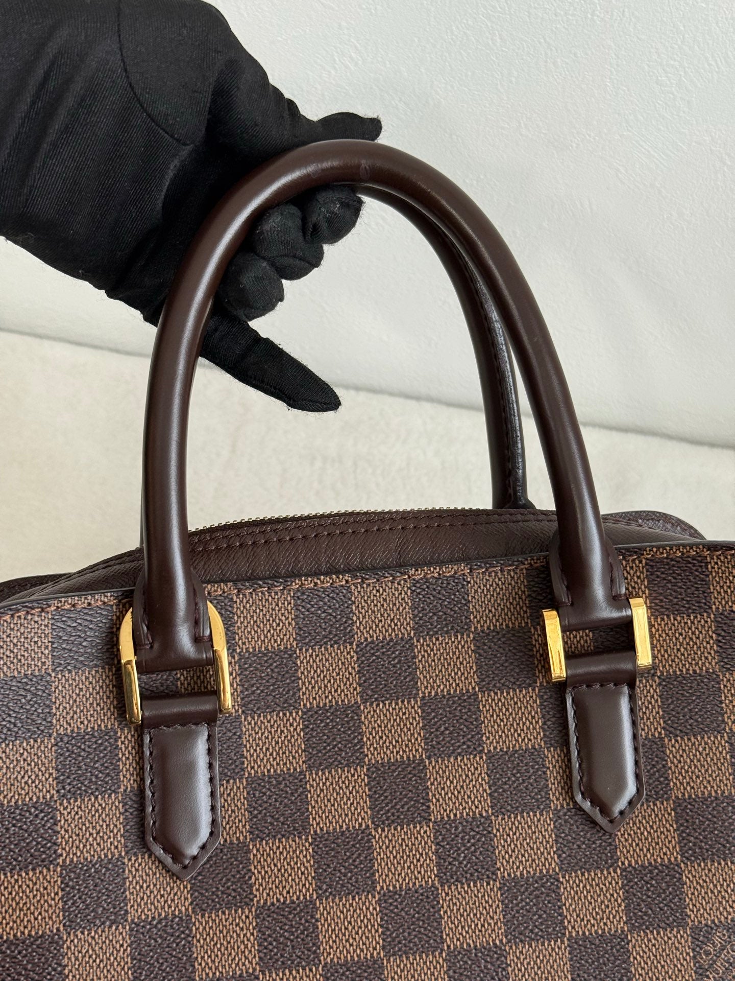 LOUIS VUITTON Damier Tri-layered Handbag