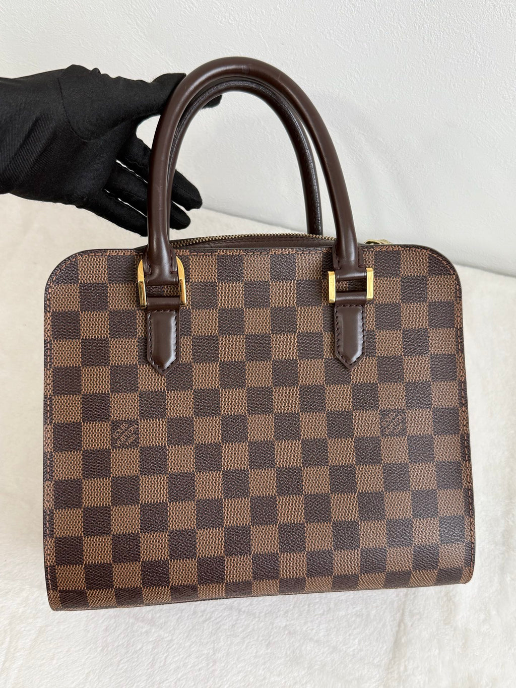 LOUIS VUITTON Damier Tri-layered Handbag
