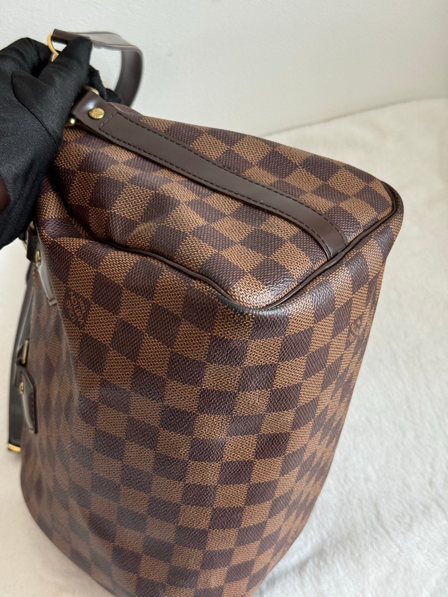 LOUIS VUITTON Damier Speedy25 Handbag