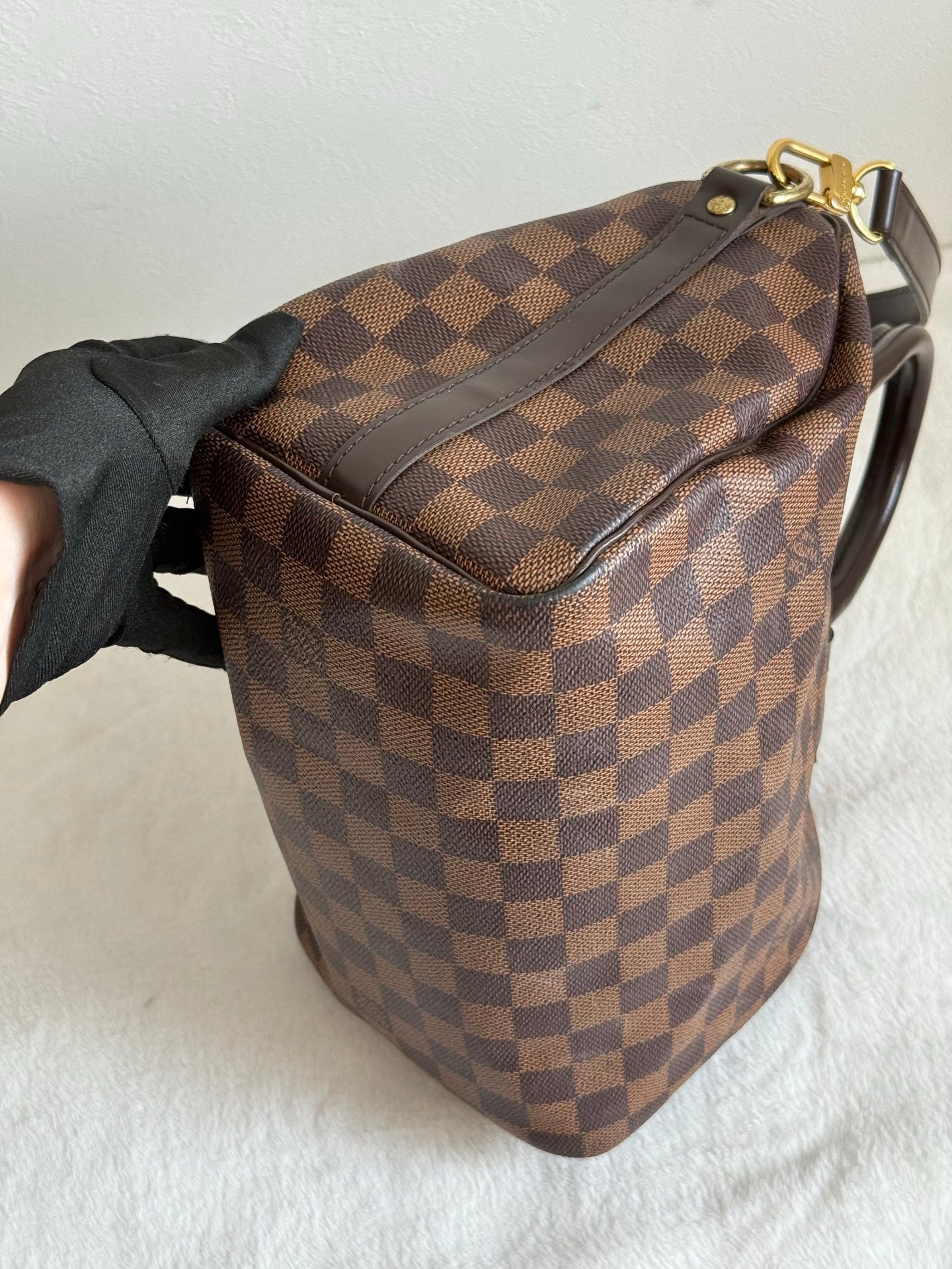 LOUIS VUITTON Damier Speedy25 Handbag