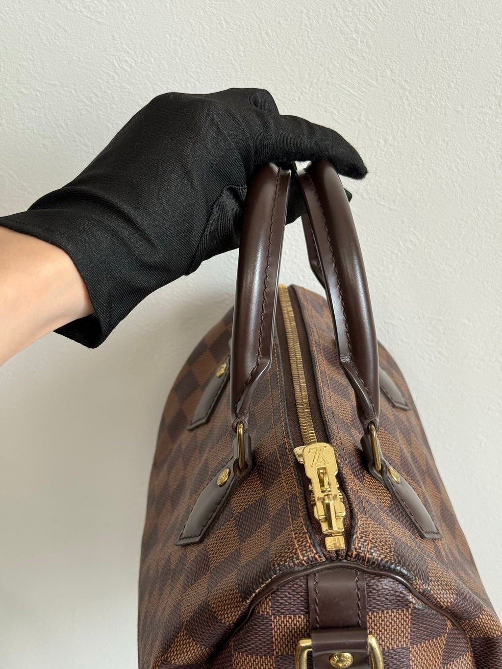 LOUIS VUITTON Damier Speedy25 Handbag