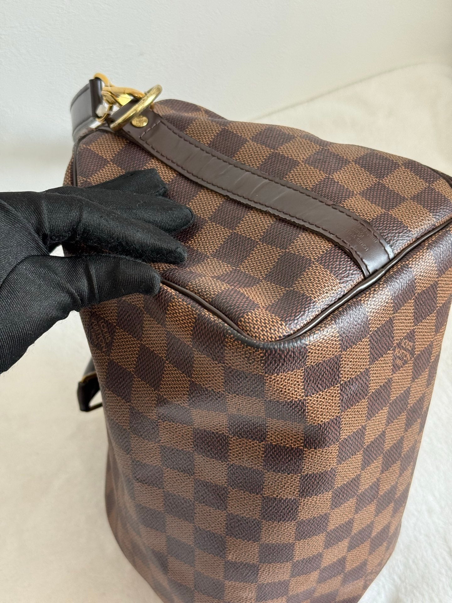LOUIS VUITTON Damier Speedy25 Handbag