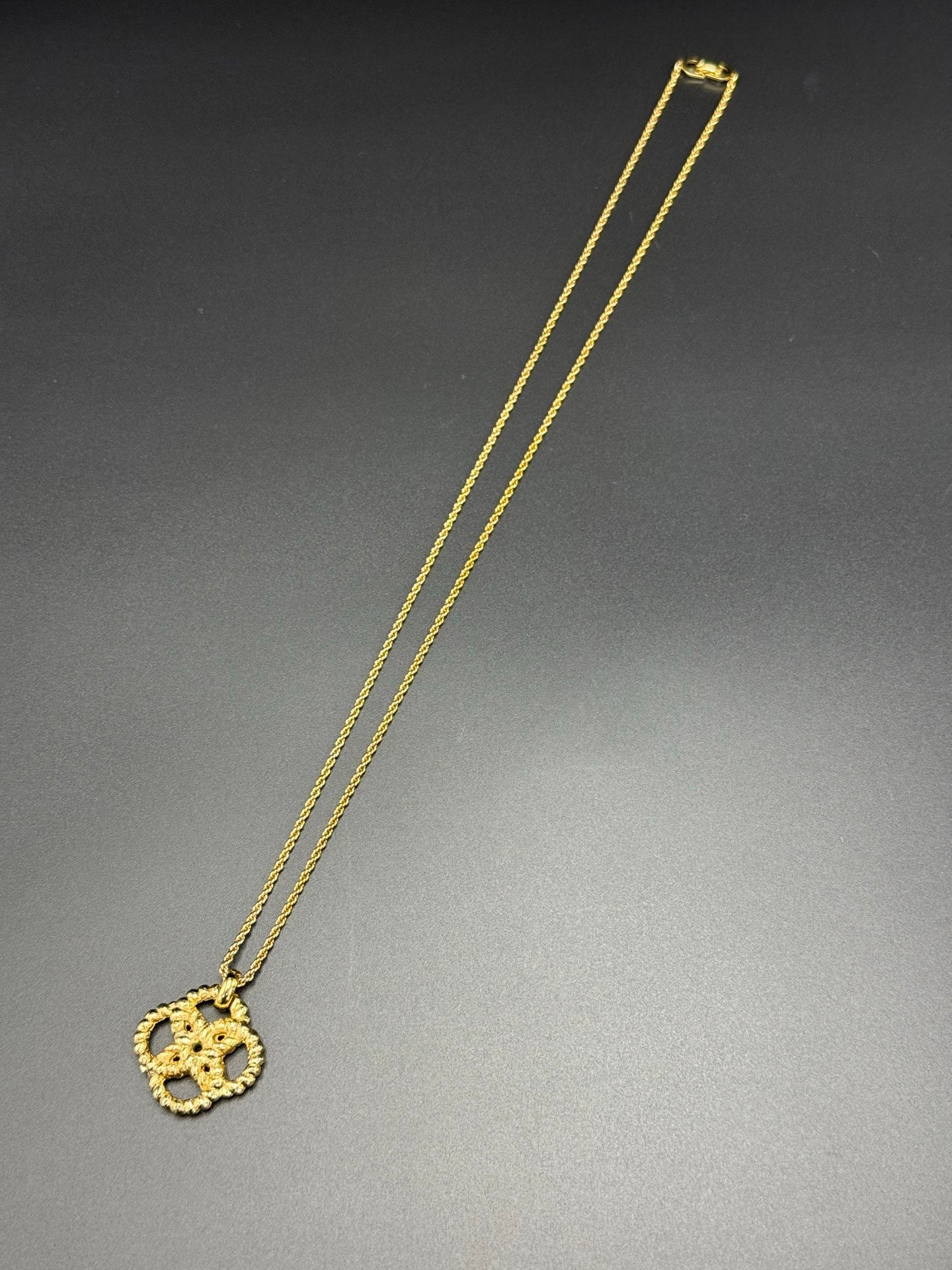 CHRISTIAN DIOR Rope-knot Vintage Necklace