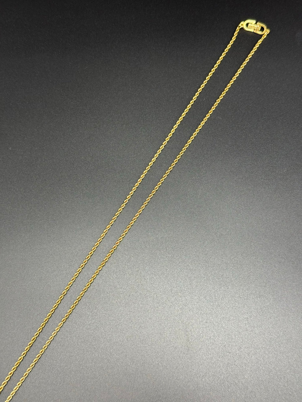 CHRISTIAN DIOR Rope-knot Vintage Necklace