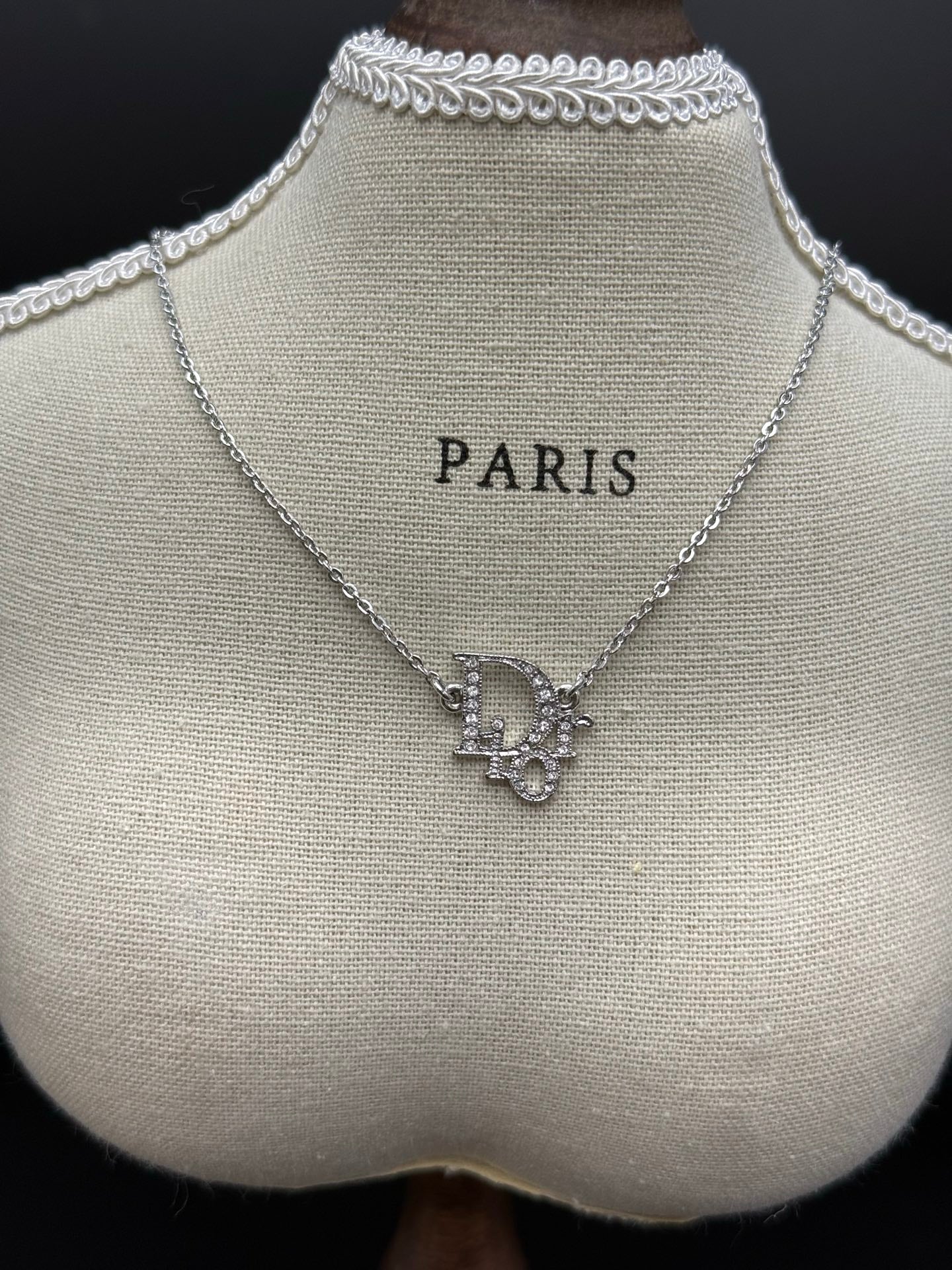 DIOR Rhinestone Vintage necklace