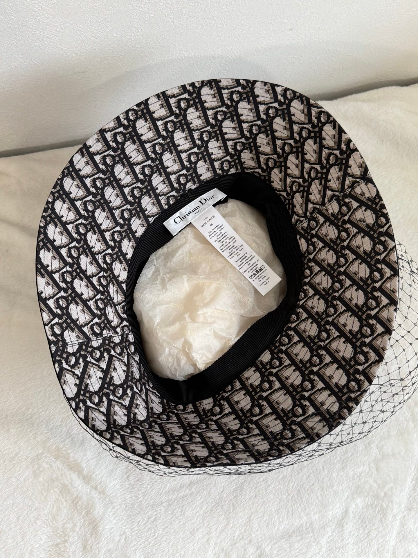 DIOR Oblique lace sun hat