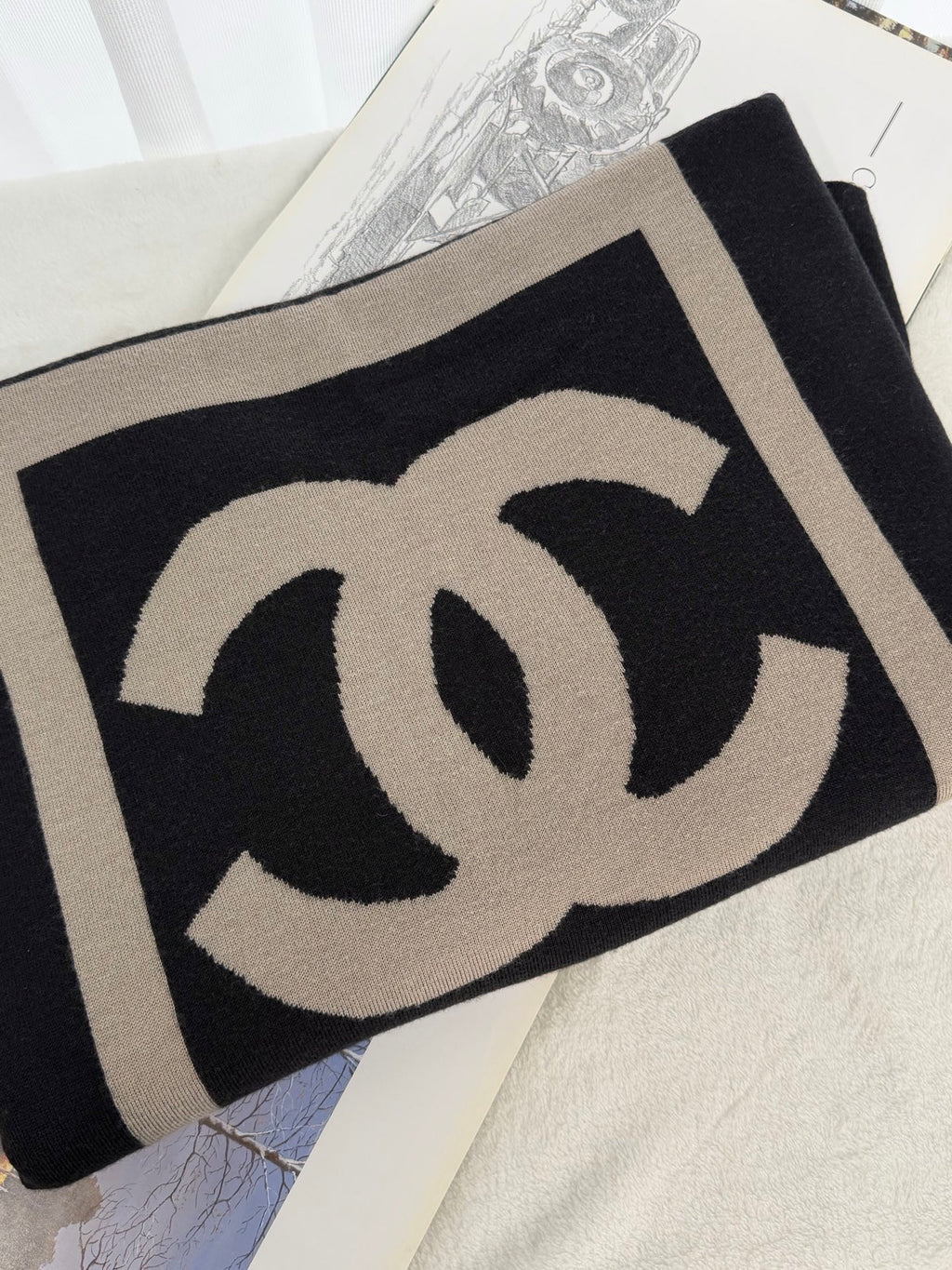 CHANEL Cashmere Scarf