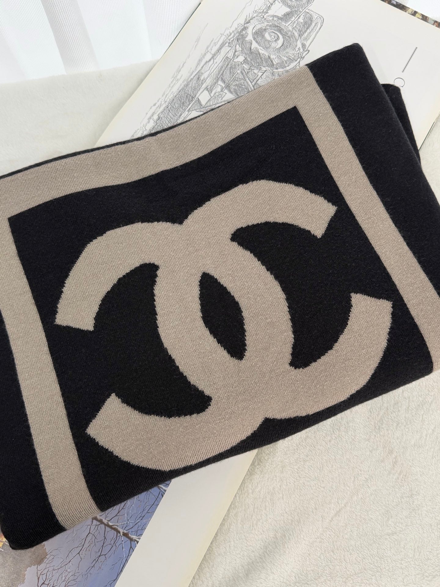 CHANEL Cashmere Scarf