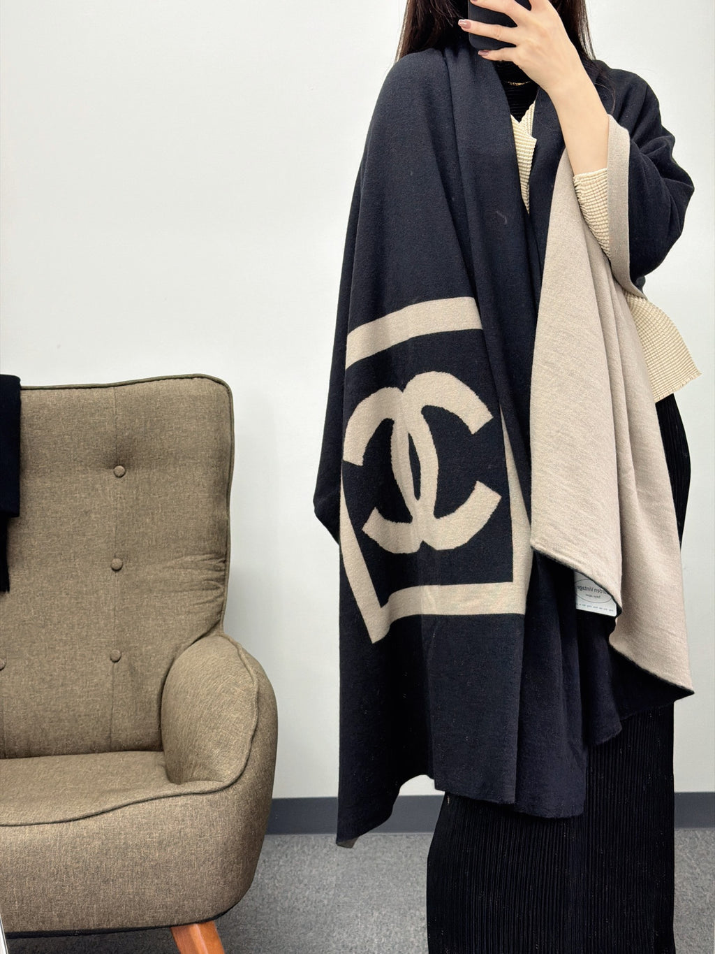 CHANEL Cashmere Scarf