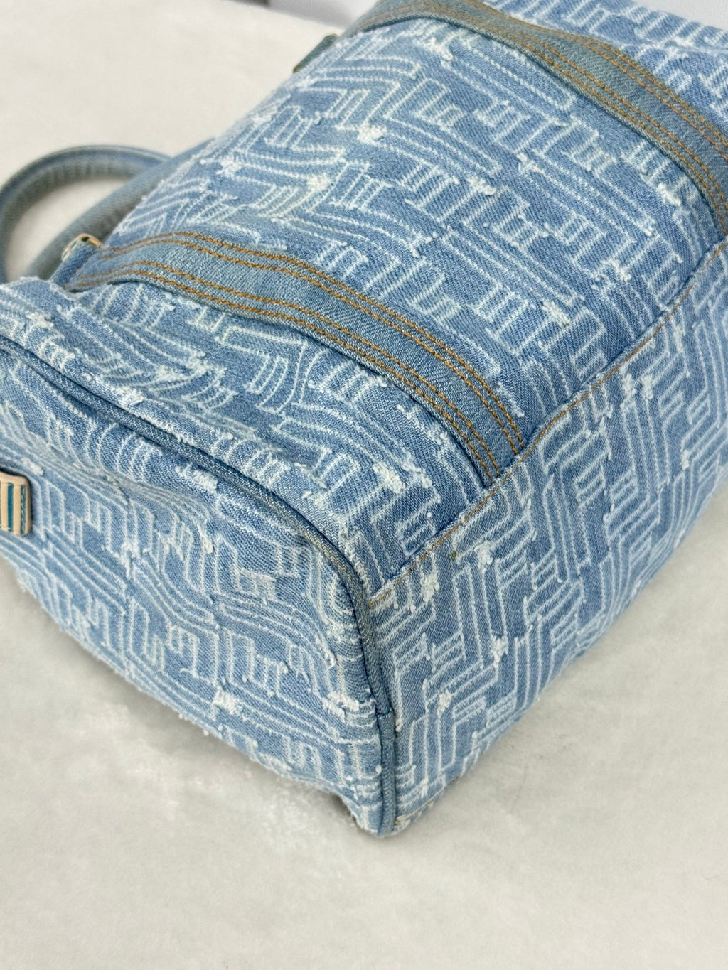 FENDI Embossed FF logo  Boston bag