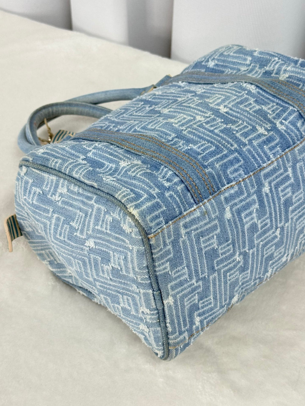 FENDI Embossed FF logo  Boston bag