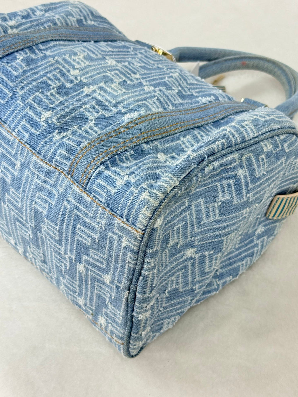 FENDI Embossed FF logo  Boston bag