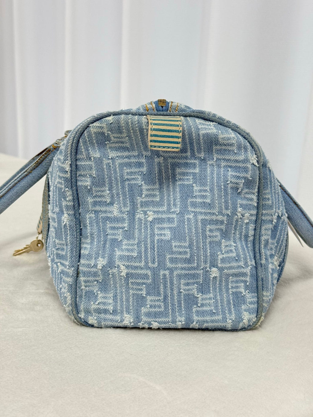 FENDI Embossed FF logo  Boston bag