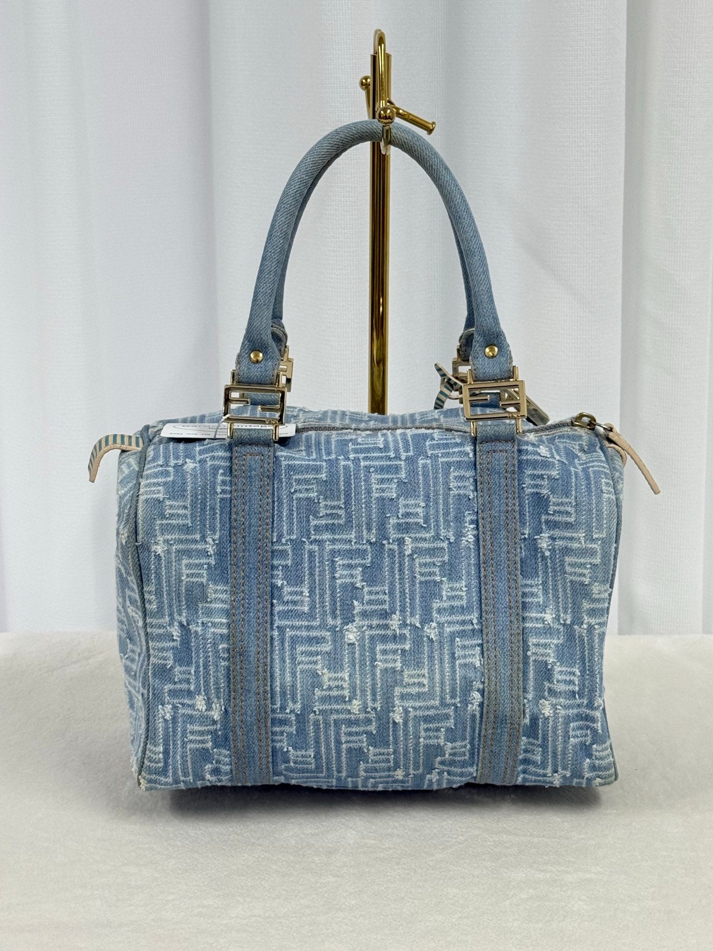 FENDI Embossed FF logo  Boston bag