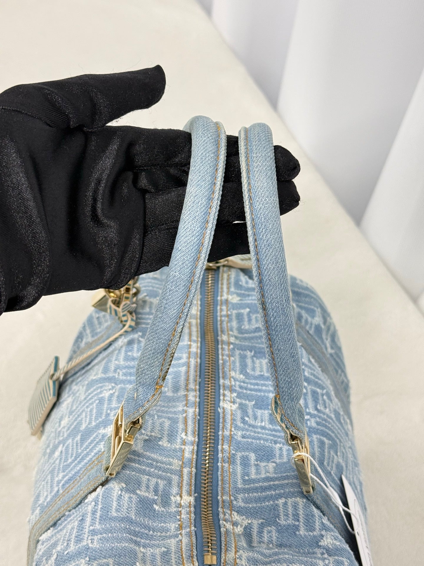 FENDI Embossed FF logo  Boston bag