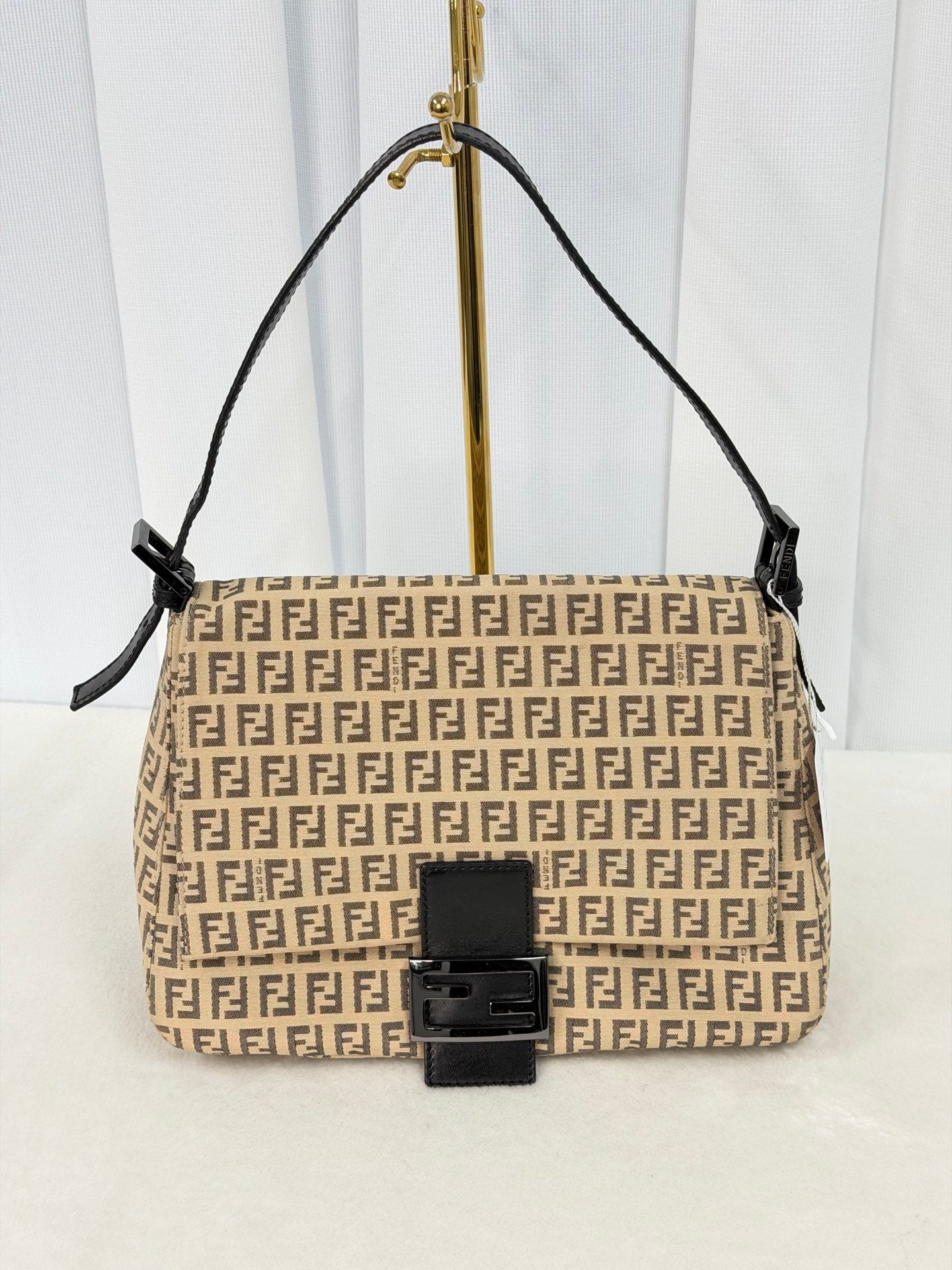 FENDI Zucchino Baguetta Shoulder bag