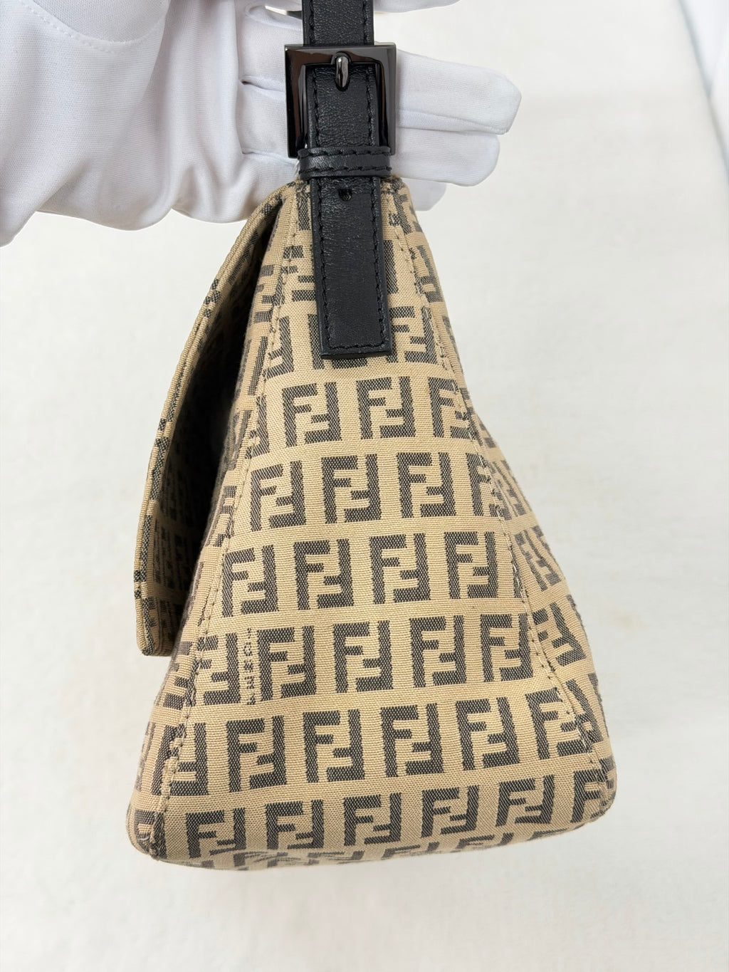FENDI Zucchino Baguetta Shoulder bag