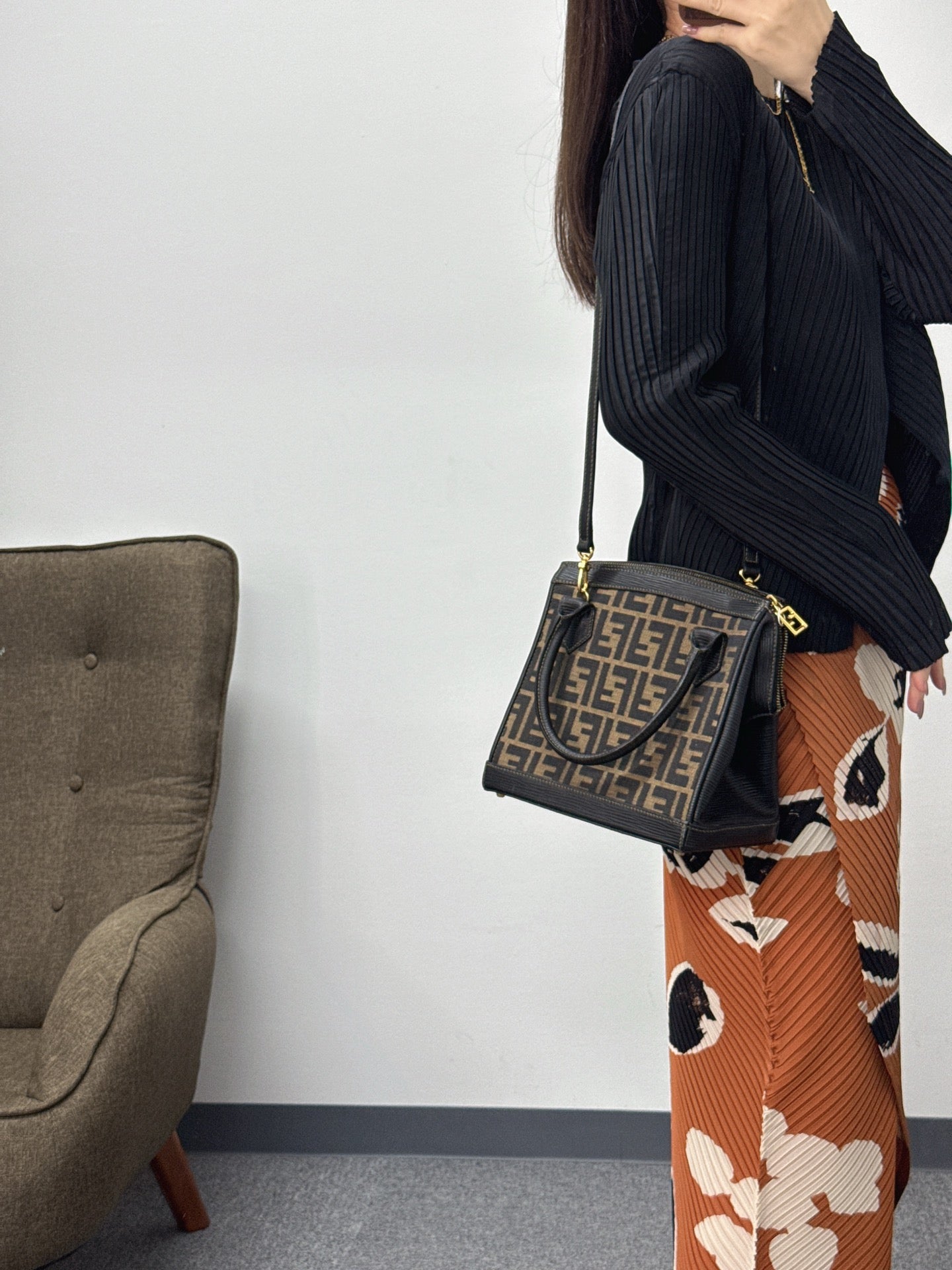 FENDI Zucca 2way Vintage Shoulder bag