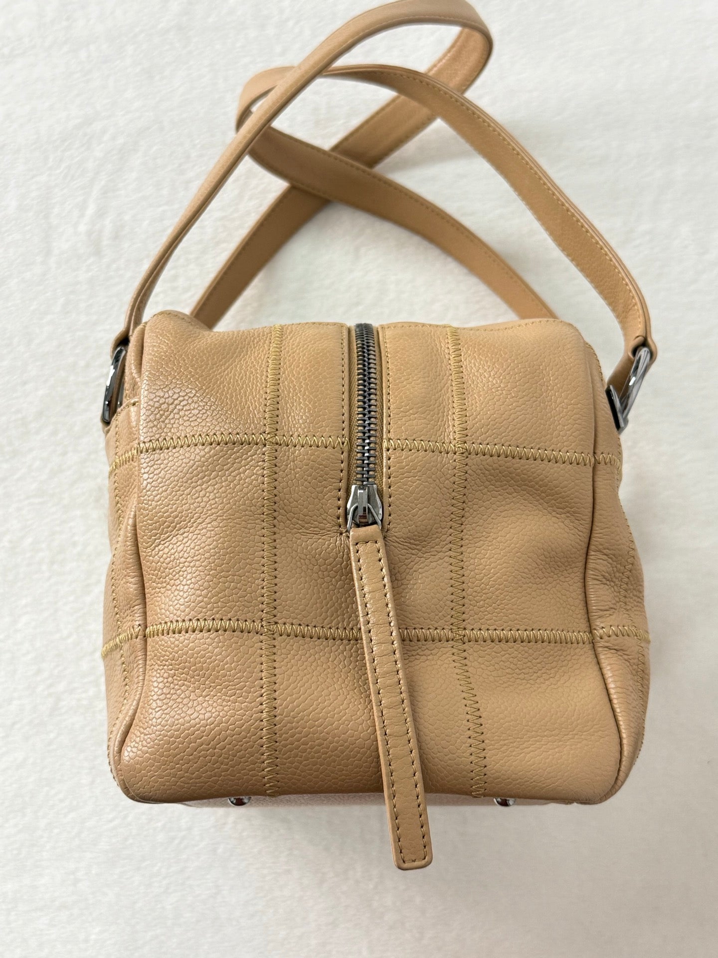 CHANEL Chocolate Bar Boston  Handbag