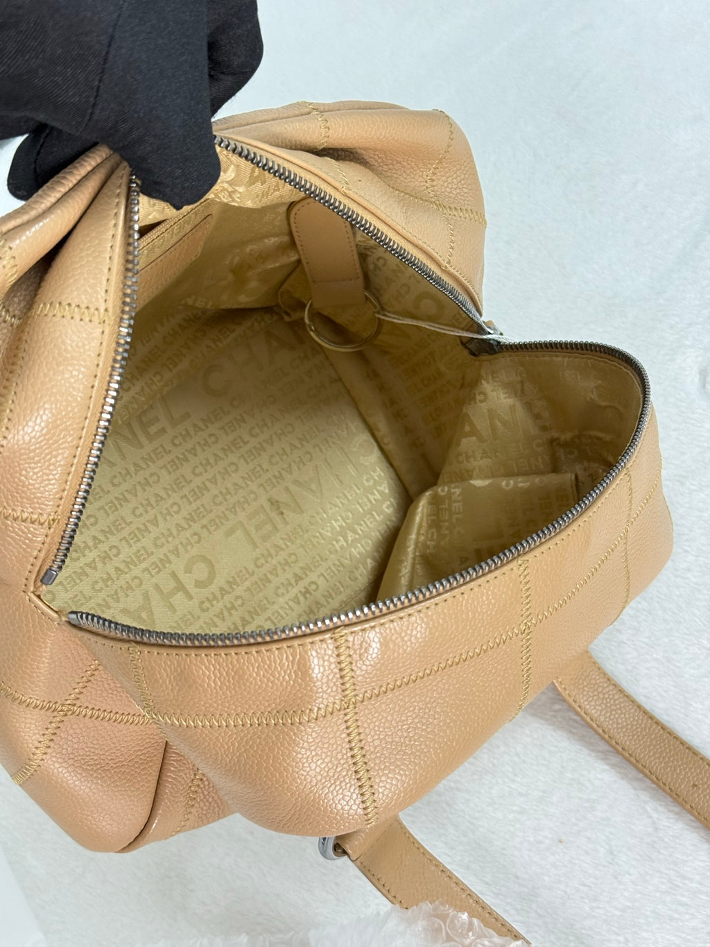 CHANEL Chocolate Bar Boston  Handbag