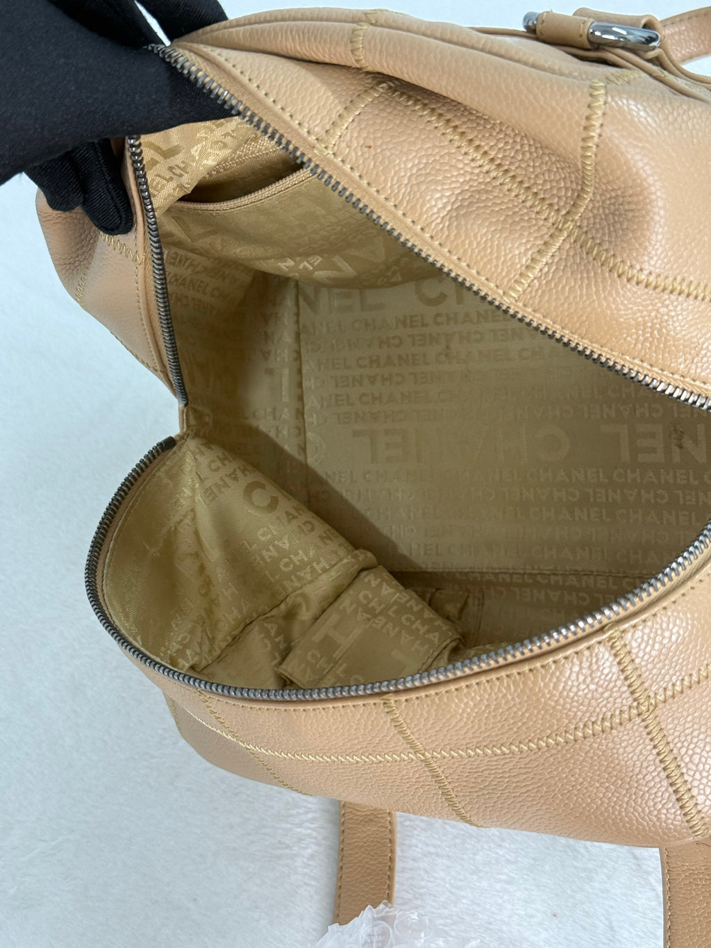 CHANEL Chocolate Bar Boston  Handbag