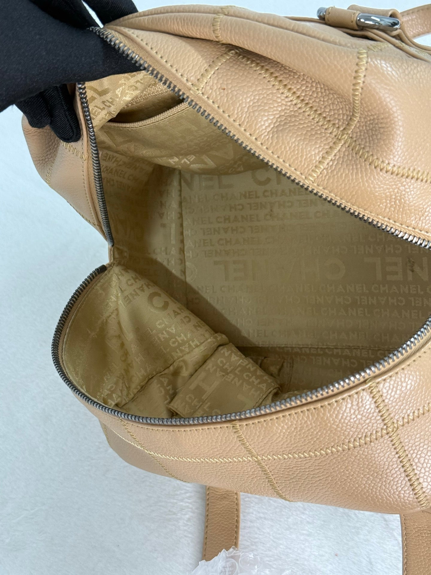 CHANEL Chocolate Bar Boston  Handbag