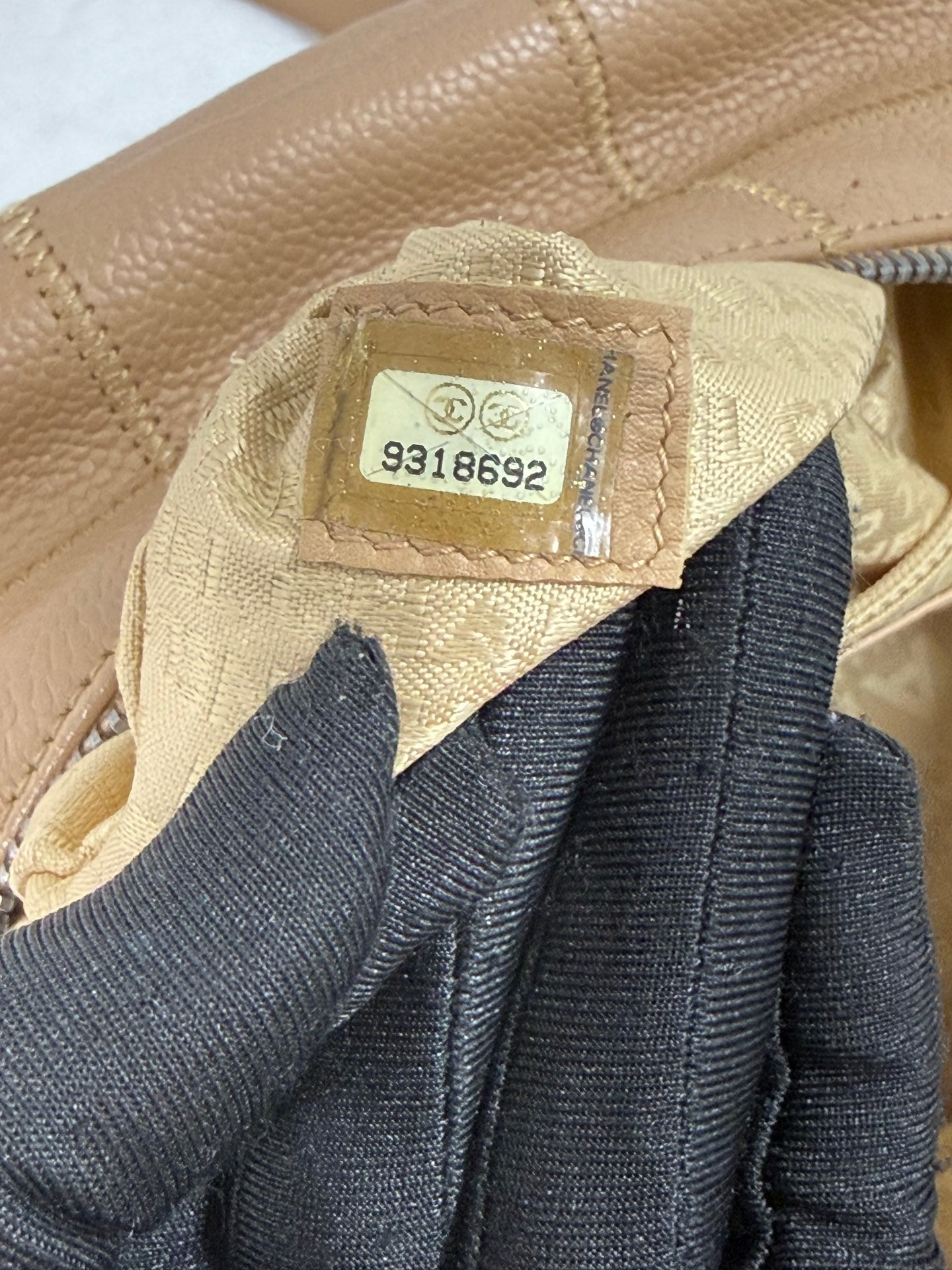 CHANEL Chocolate Bar Boston  Handbag
