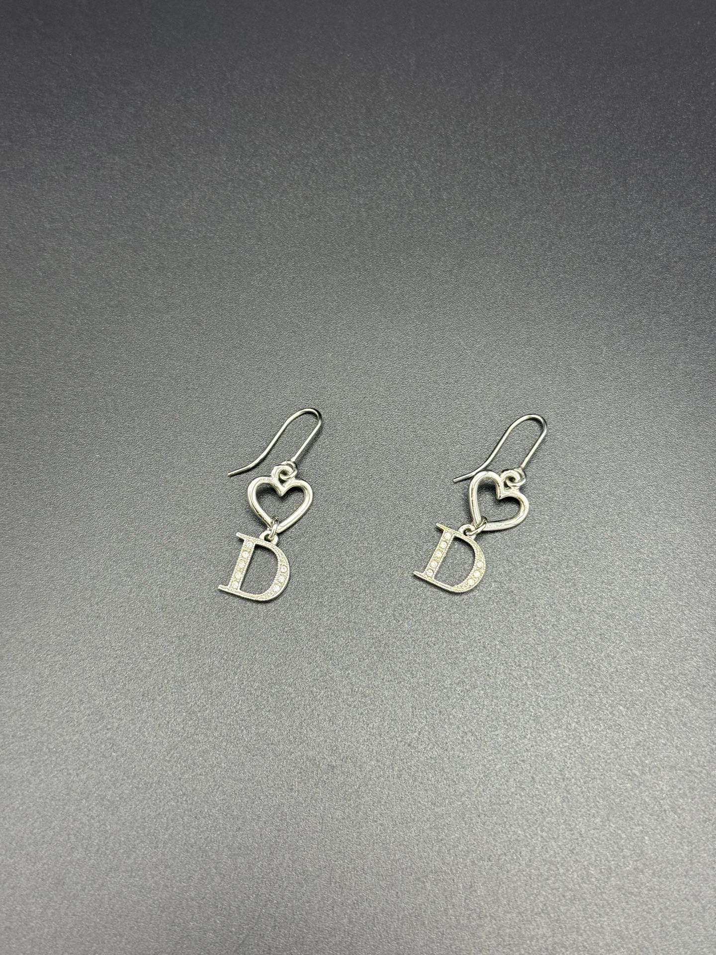 CHRISTIAN DIOR Rhinestone earring