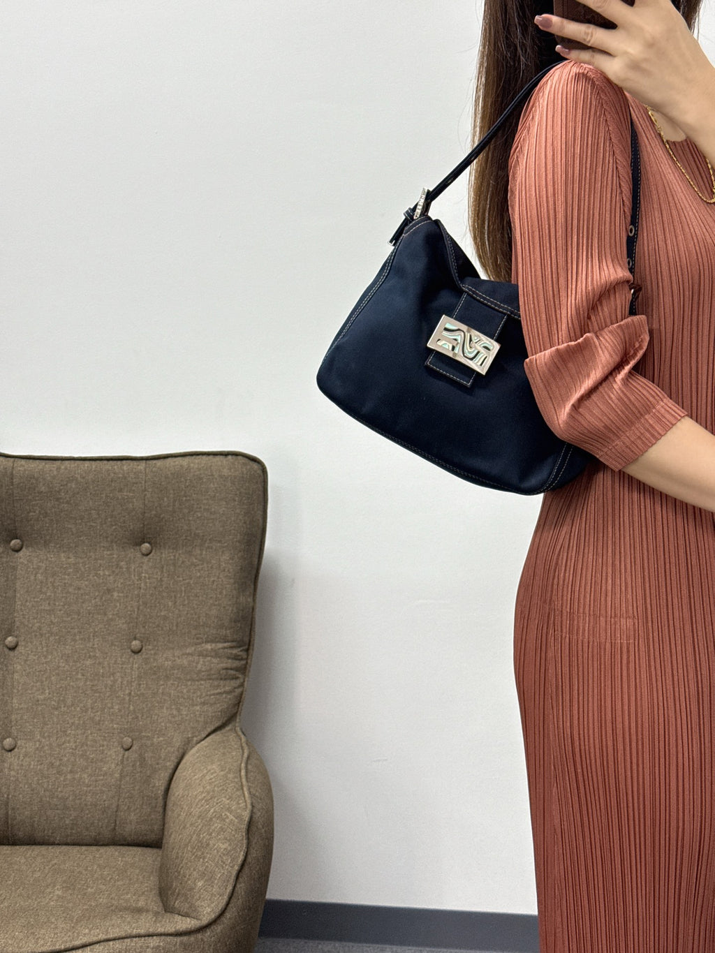 FENDI Denim Shoulder bag