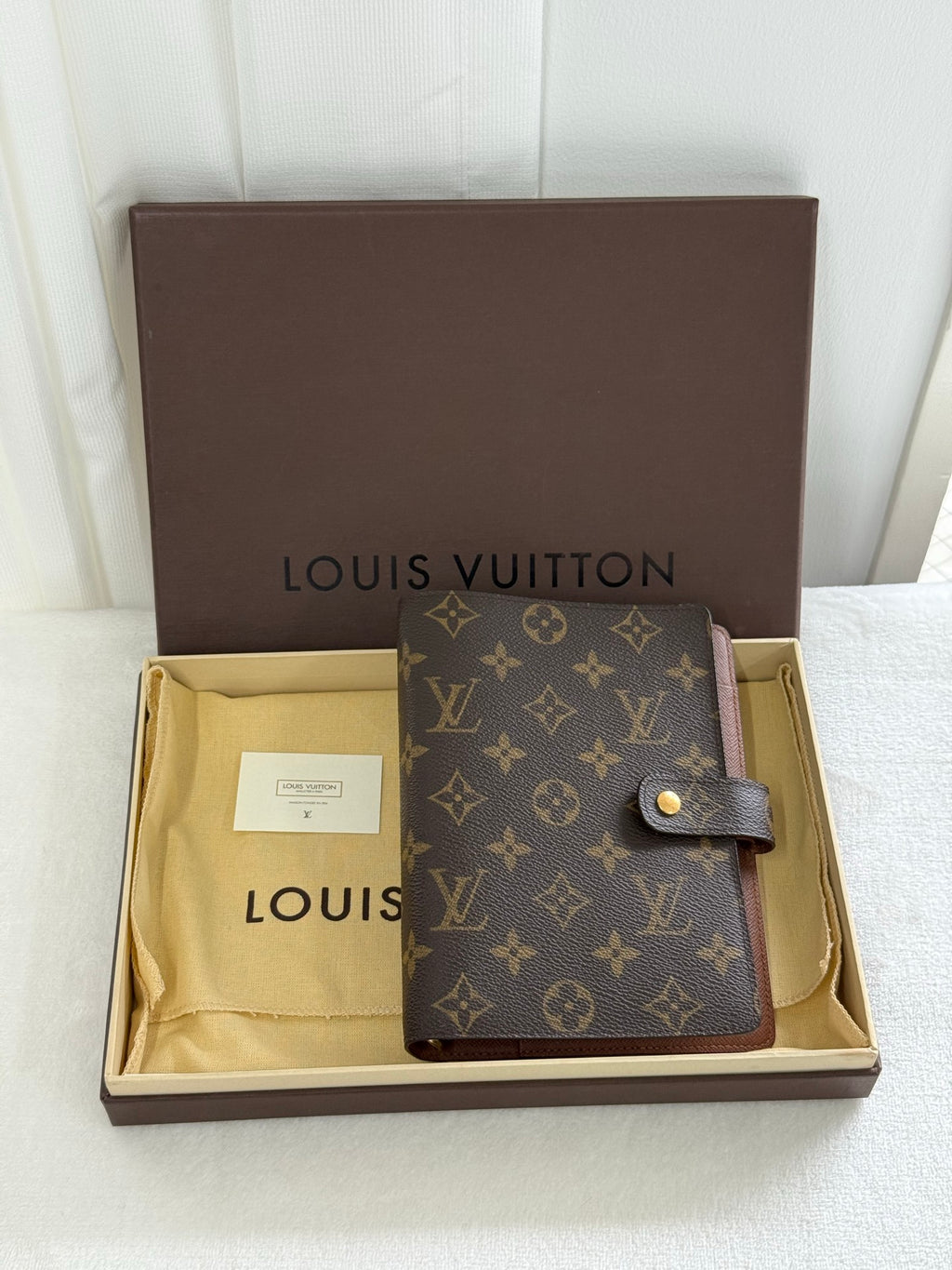 LOUIS VUITTON Monogram Notebook Cover
