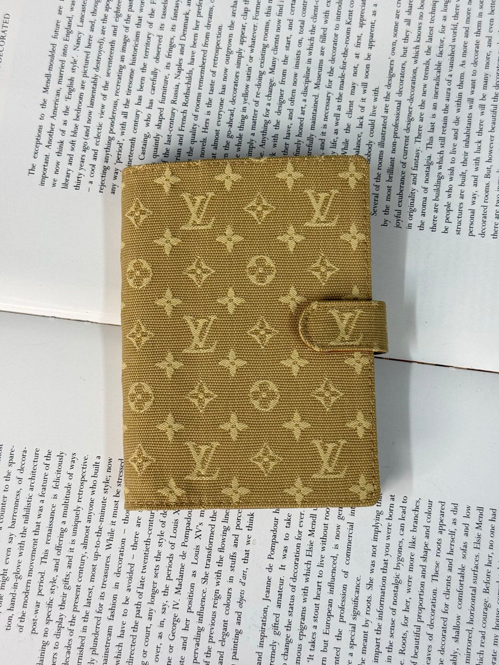 LOUIS VUITTON Monogram Denim Notebook